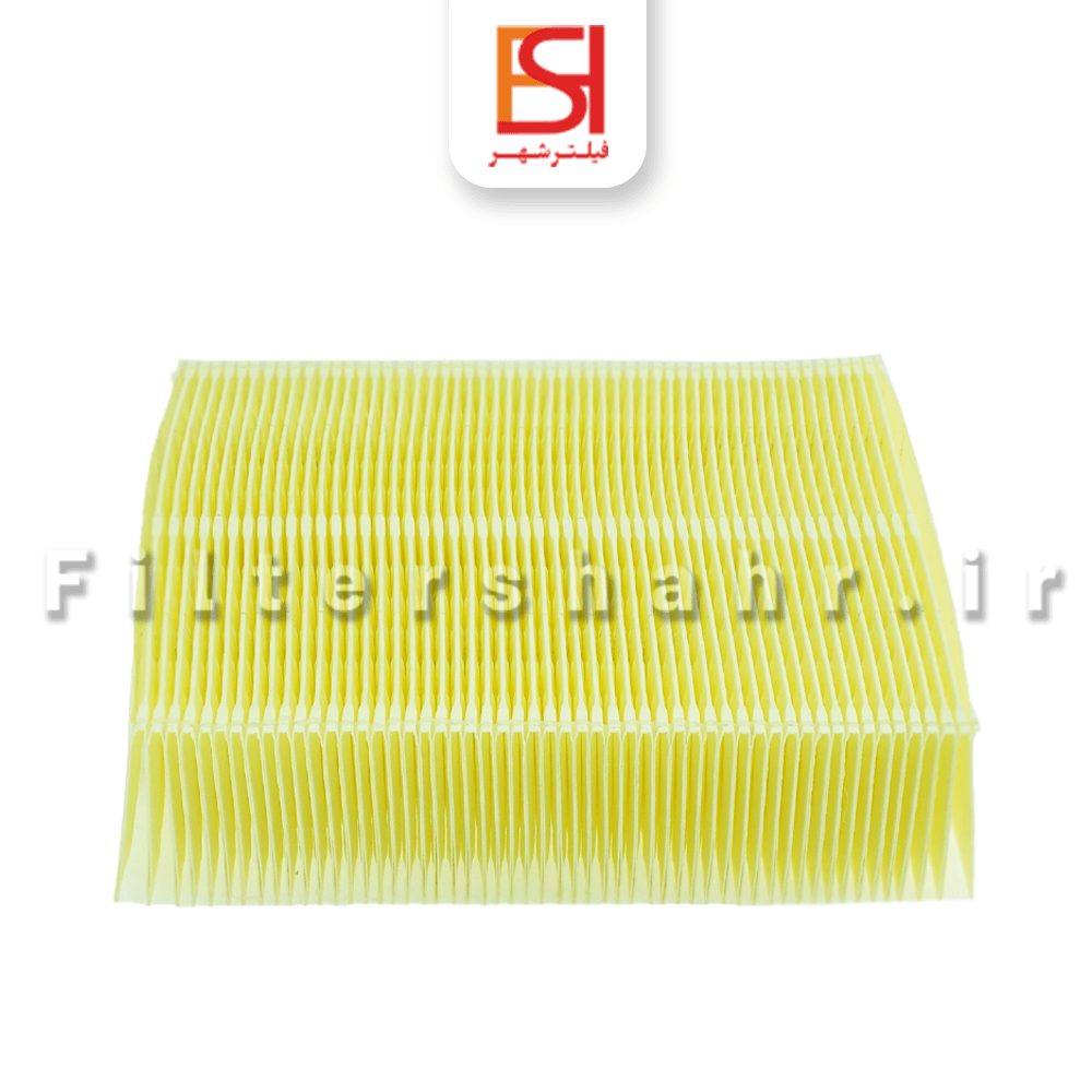 کاغذ چین غلطکی فیلتر هوا پژو 206 مربع